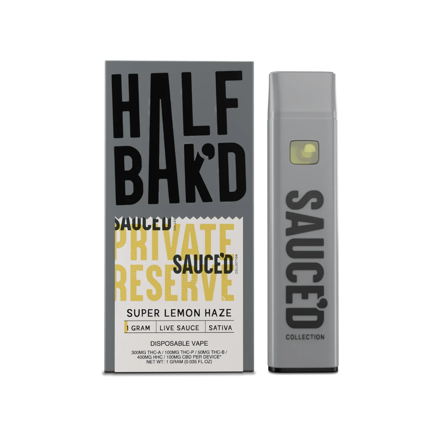 Super Lemon Haze | 1G Sativa Live Resin Disposable - Image 3